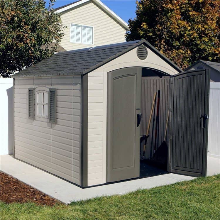 Lifetime 8ftx10ft Special Edition Heavy Duty Plastic Shed