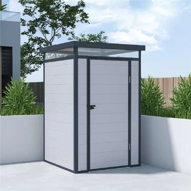 BillyOh York Pent White Plastic Shed