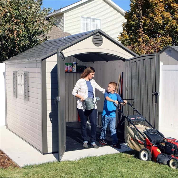 Lifetime 8ftx10ft Special Edition Heavy Duty Plastic Shed