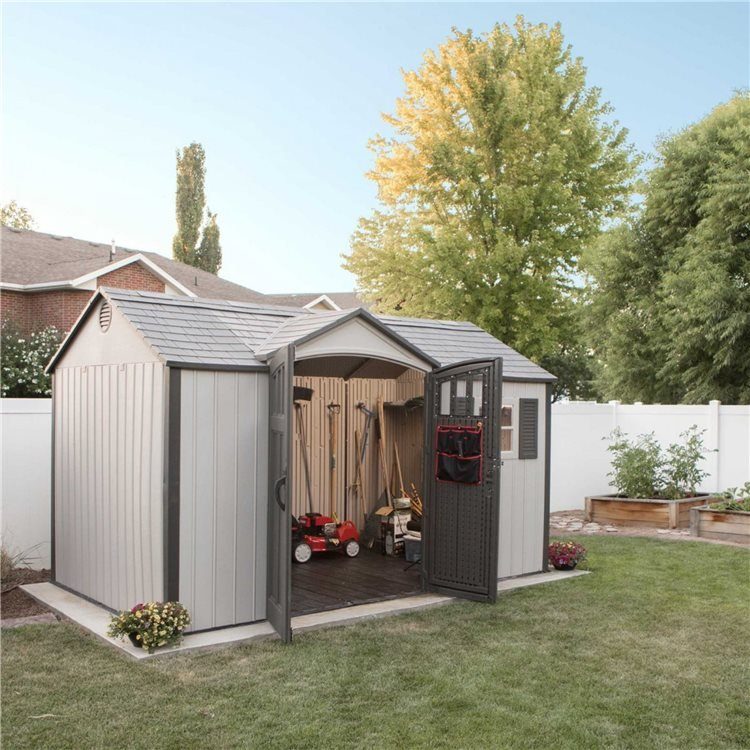 Lifetime 12.5ftx8ft Heavy Duty Plastic Shed