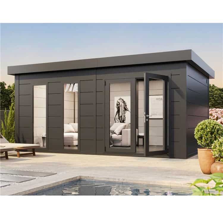 Telluria 18x12ft Luminato Premier Steel Garden Room