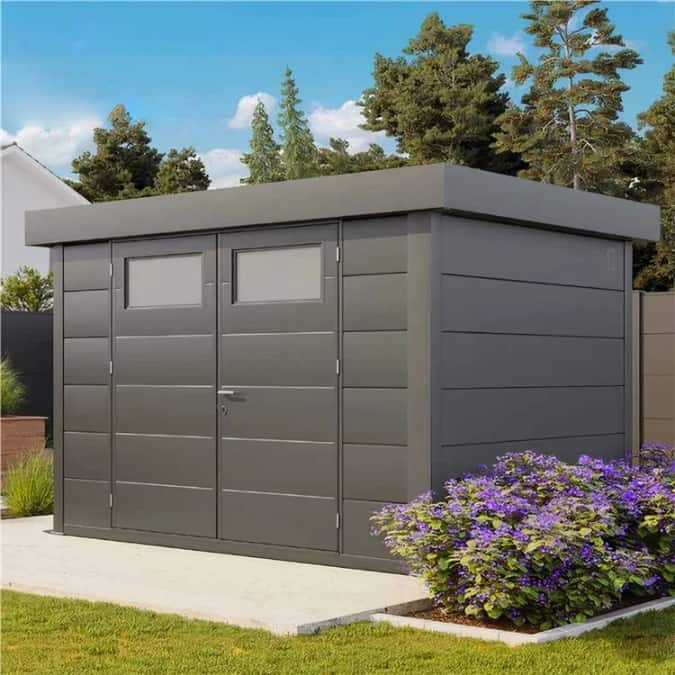 Telluria Eleganto Heavy-Duty Steel Shed