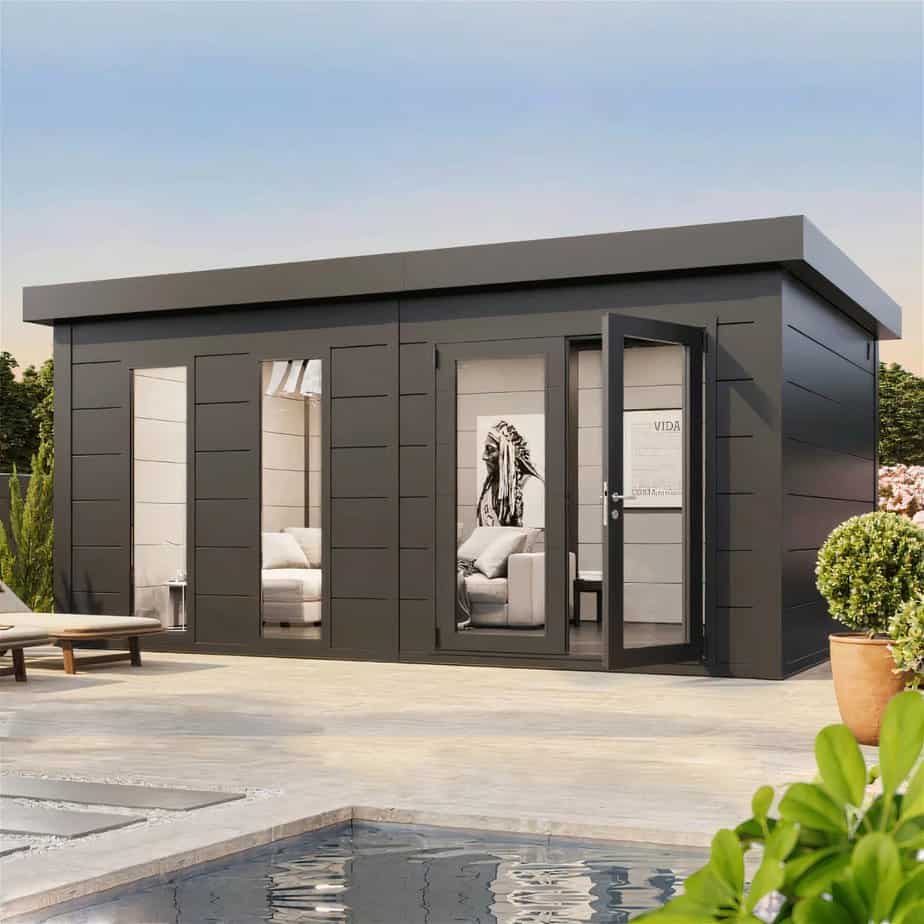 Telluria 18x12ft Luminato Premier Steel Garden Room