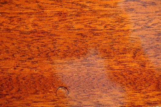 Varnished wood surface.
