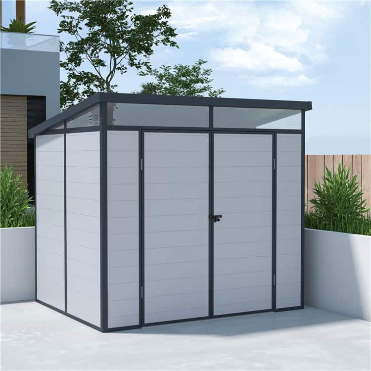 BillyOh Stafford Pent White Plastic Shed