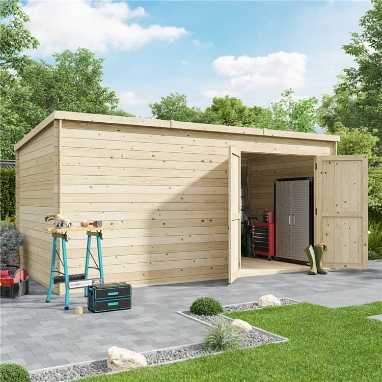 BillyOh Pro Pent Log Cabin Shed