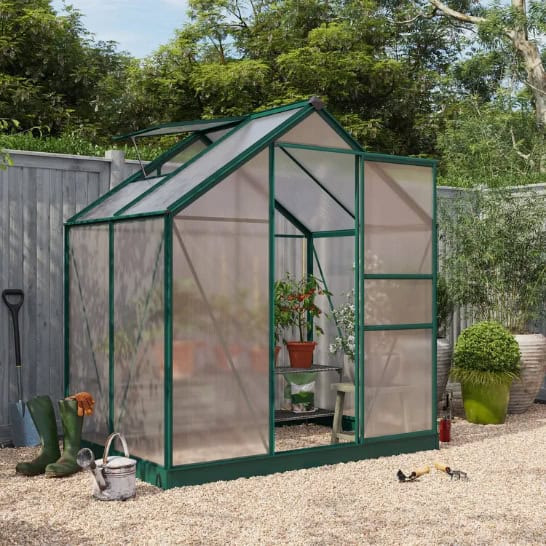 BillyOh Rosette Hobby Aluminium Polycarbonate Greenhouse