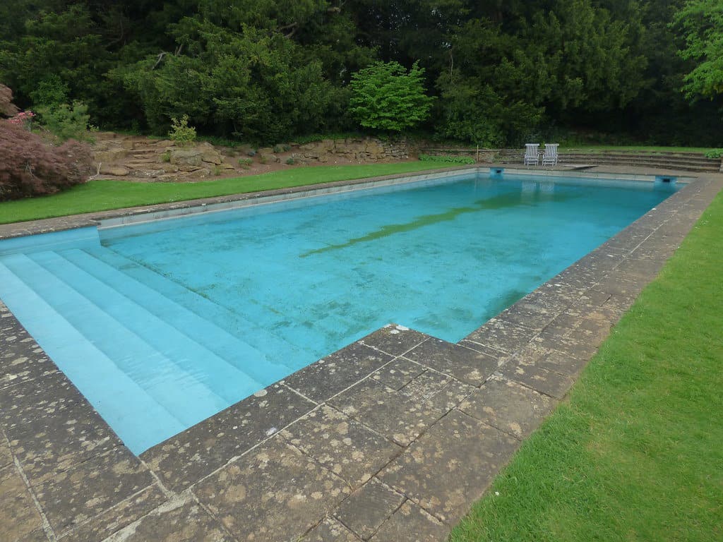 Garden swimming pool