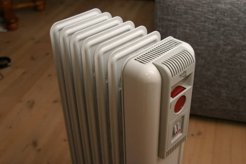 Electric oil oven radiator.