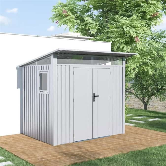 BillyOh Centro II Pent Aluminium Metal Shed