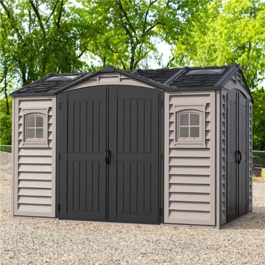 Saffron Apex Plus 10.5x8ft Vinyl Shed