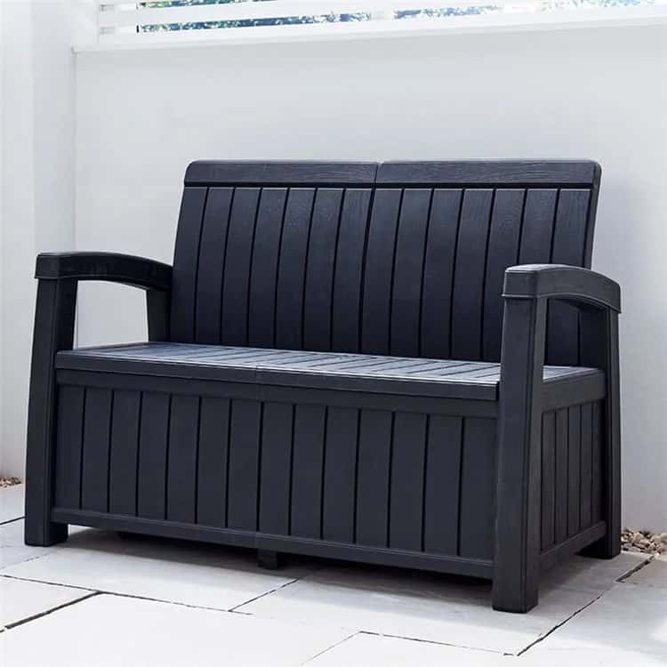 Outdoor Storage Bench with 184 Litre Capacity