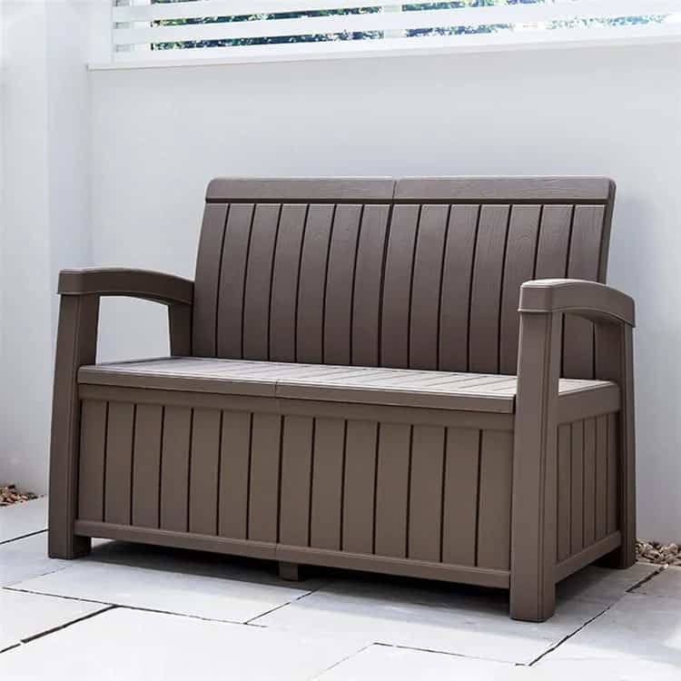 Outdoor Storage Bench with 184 Litre Capacity