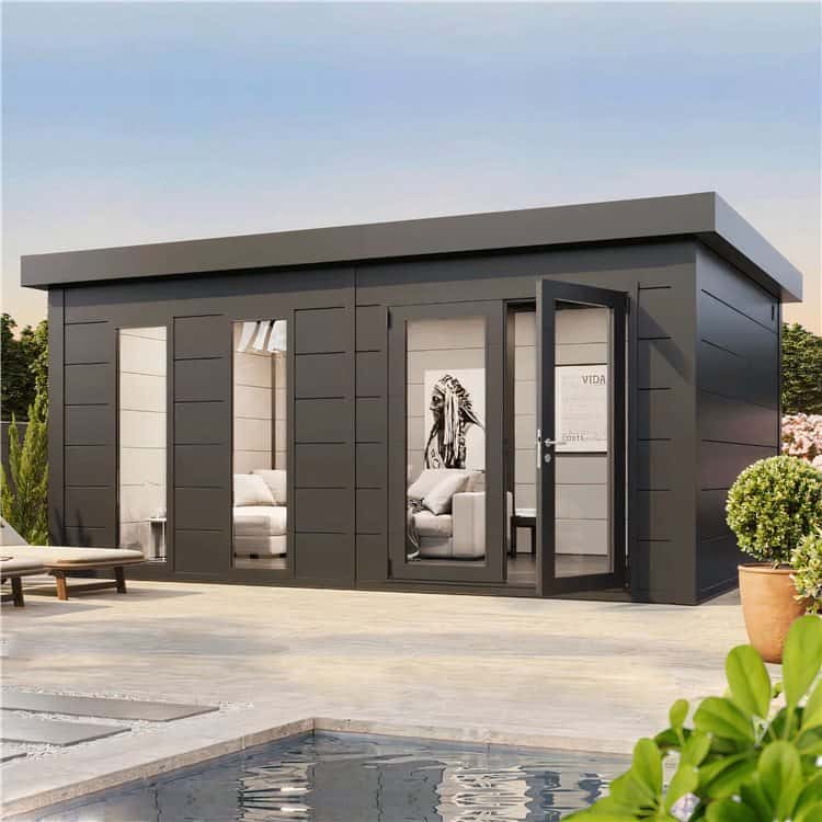 Telluria 18x12ft Luminato Premier Steel Garden Room