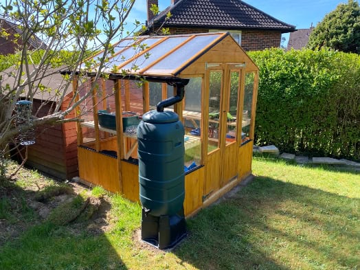 BillyOh customer's image of a wooden greenhouse