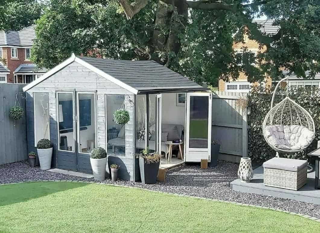(Customer’s Image, featuring BillyOh Tessa Tongue and Groove Reverse Apex Summerhouse)