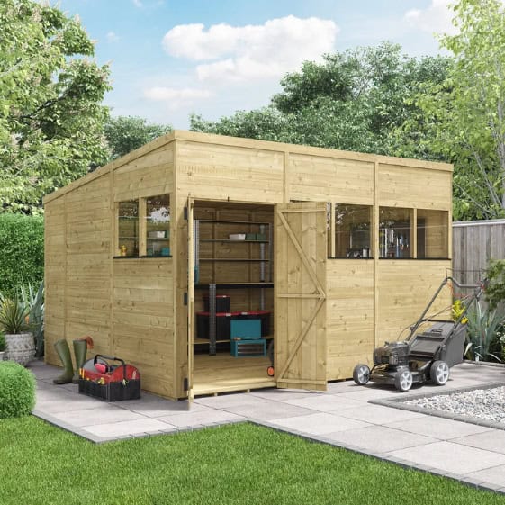 BillyOh Switch Pressure Treated Tongue and Groove Pent Shed