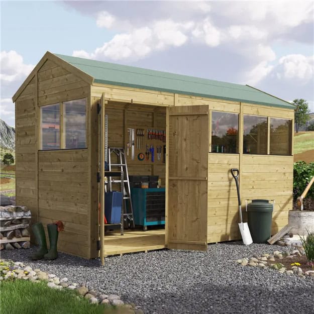 BillyOh Defender Heavy Duty Tongue and Groove Apex Shed