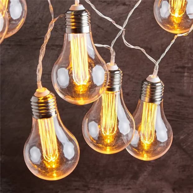 Edison Bulb Outdoor String Lights