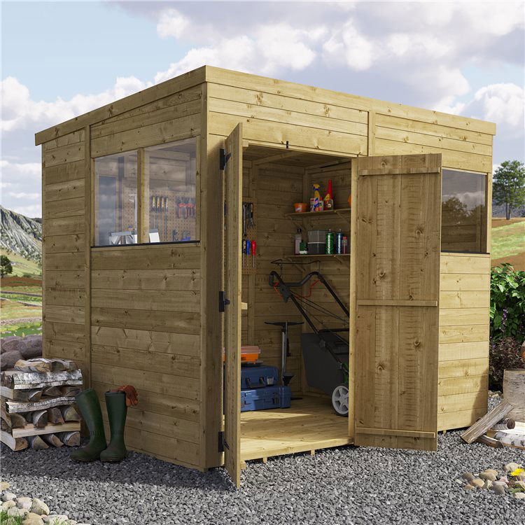 BillyOh Defender Heavy Duty Tongue and Groove Pent Shed