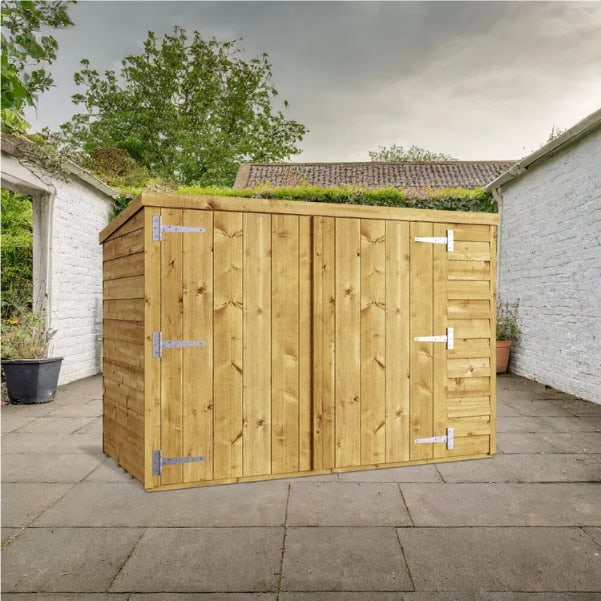 BillyOh Mini Keeper Overlap Pent Store Shed