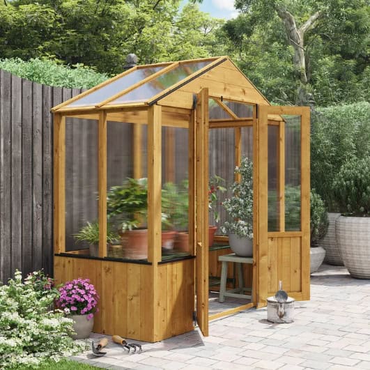 BillyOh 4000 Lincoln Wooden Polycarbonate Greenhouse