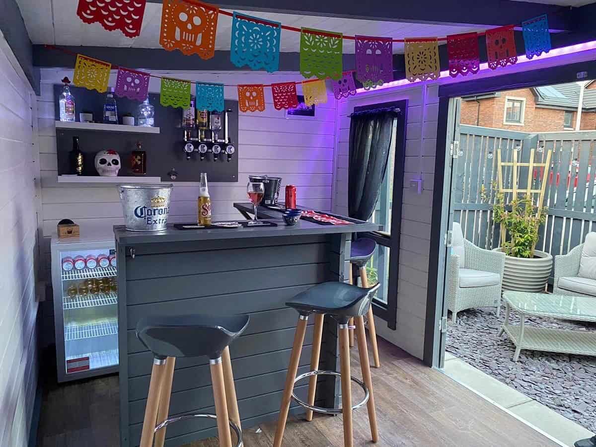 Customer’s Image: @duntarvie_lomond’s “Coco”-inspired garden pub in the BillyOh Carmen Log Cabin Summerhouse