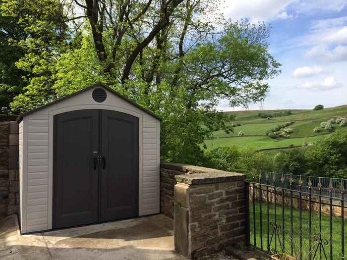 Customer’s Image: Lifetime 8ftx10ft Special Edition Heavy Duty Plastic Shed