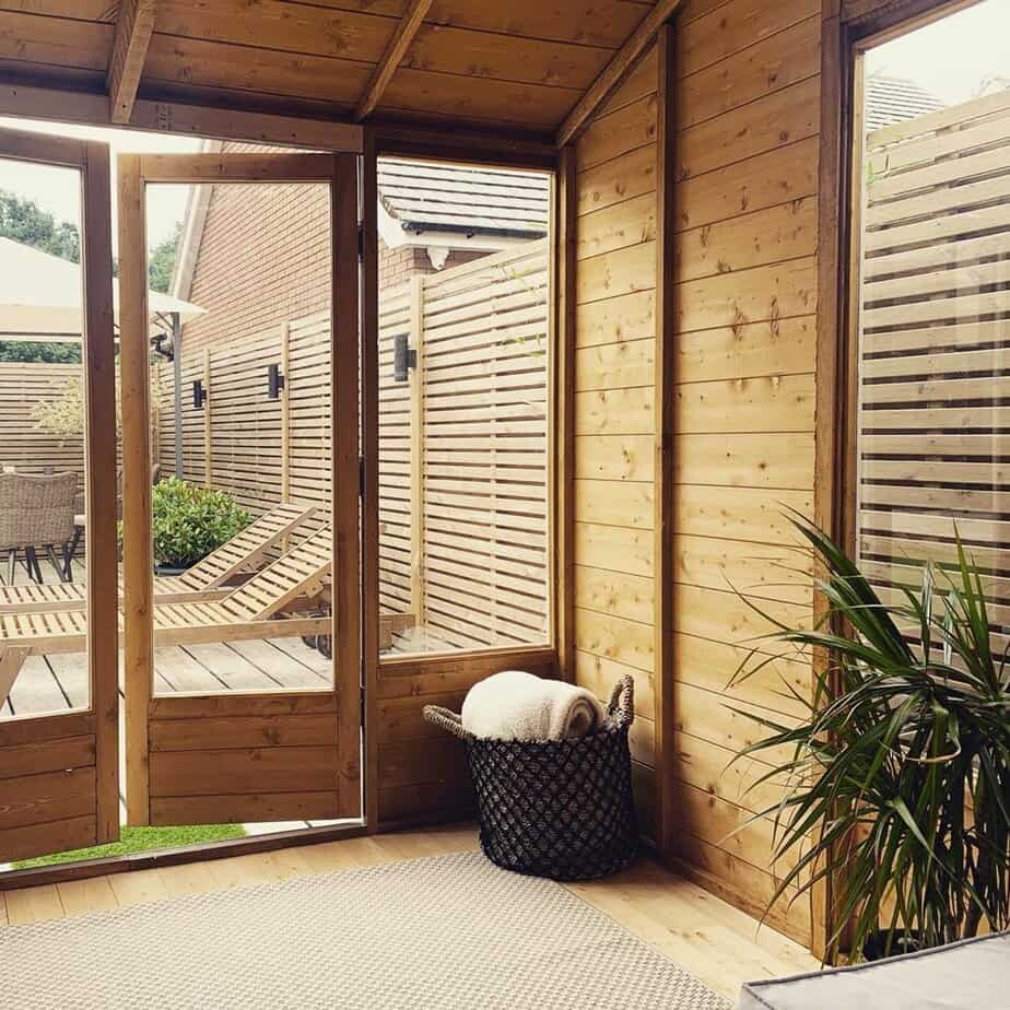 (Customer’s Image: BillyOh Petra Tongue and Groove Reverse Apex Summerhouse)