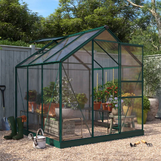 BillyOh Rosette Hobby Aluminium Polycarbonate Greenhouse