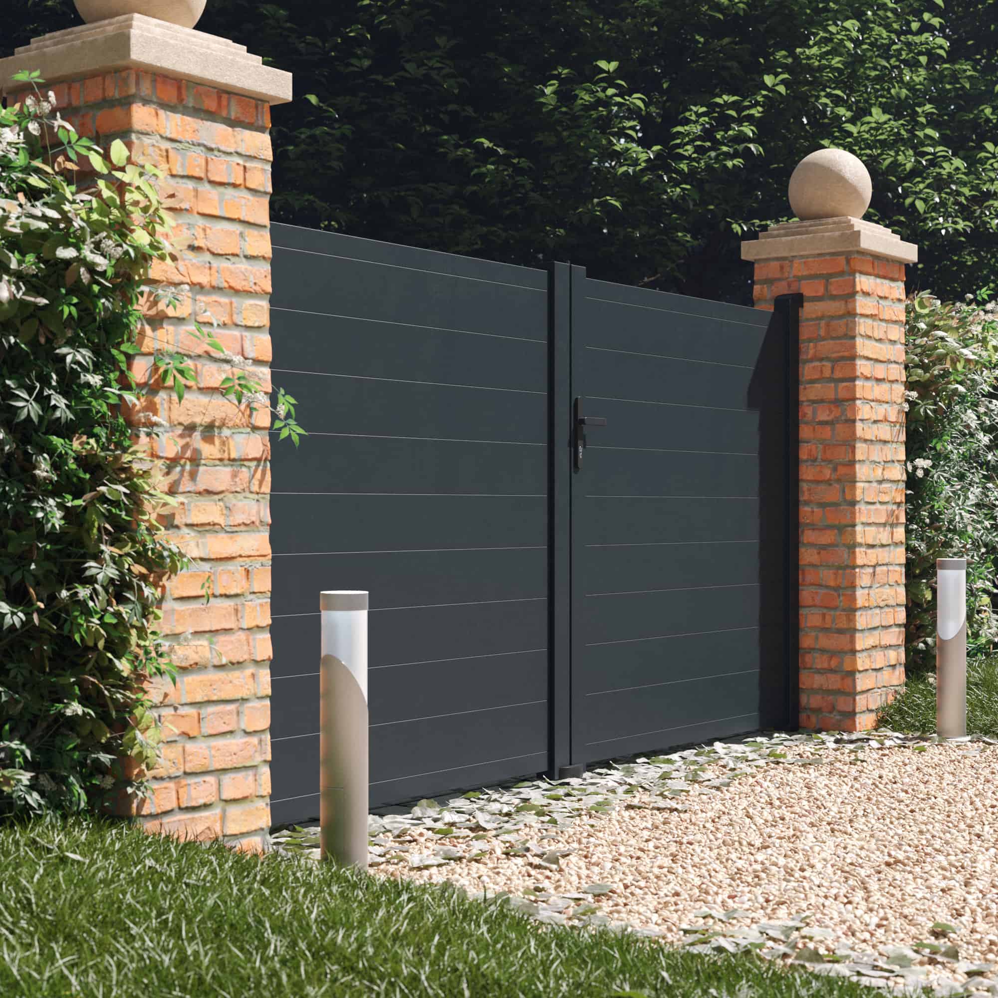 BillyOh Valencia double swing driveway gate