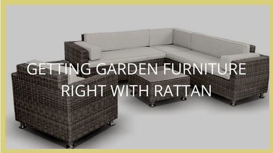 folding rattan garden furniture