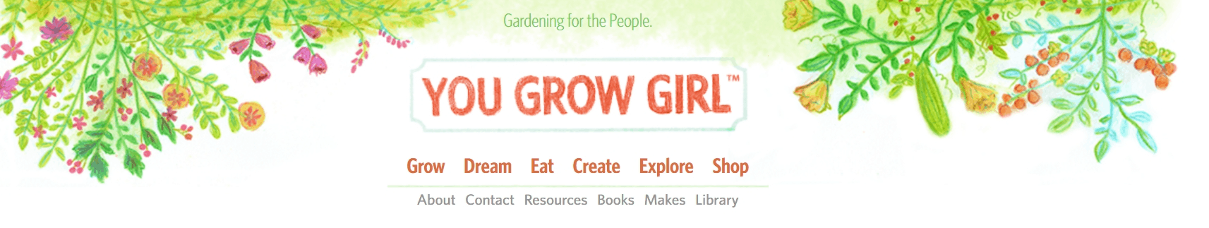 You Grow Girl blog banner