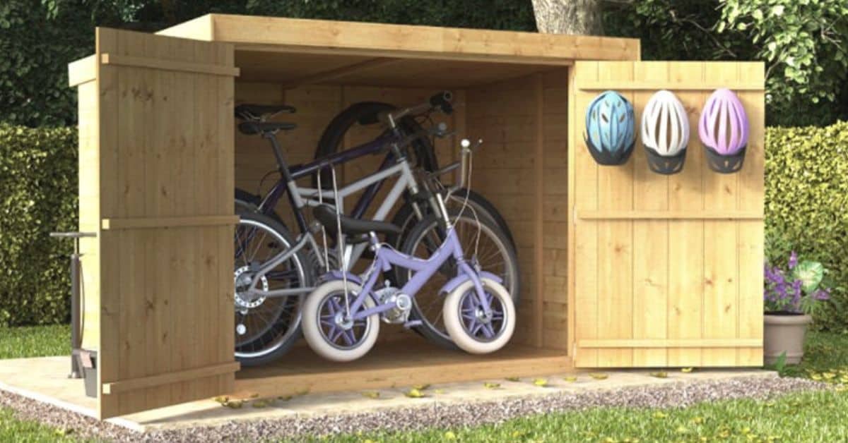 safe outdoor bike storage