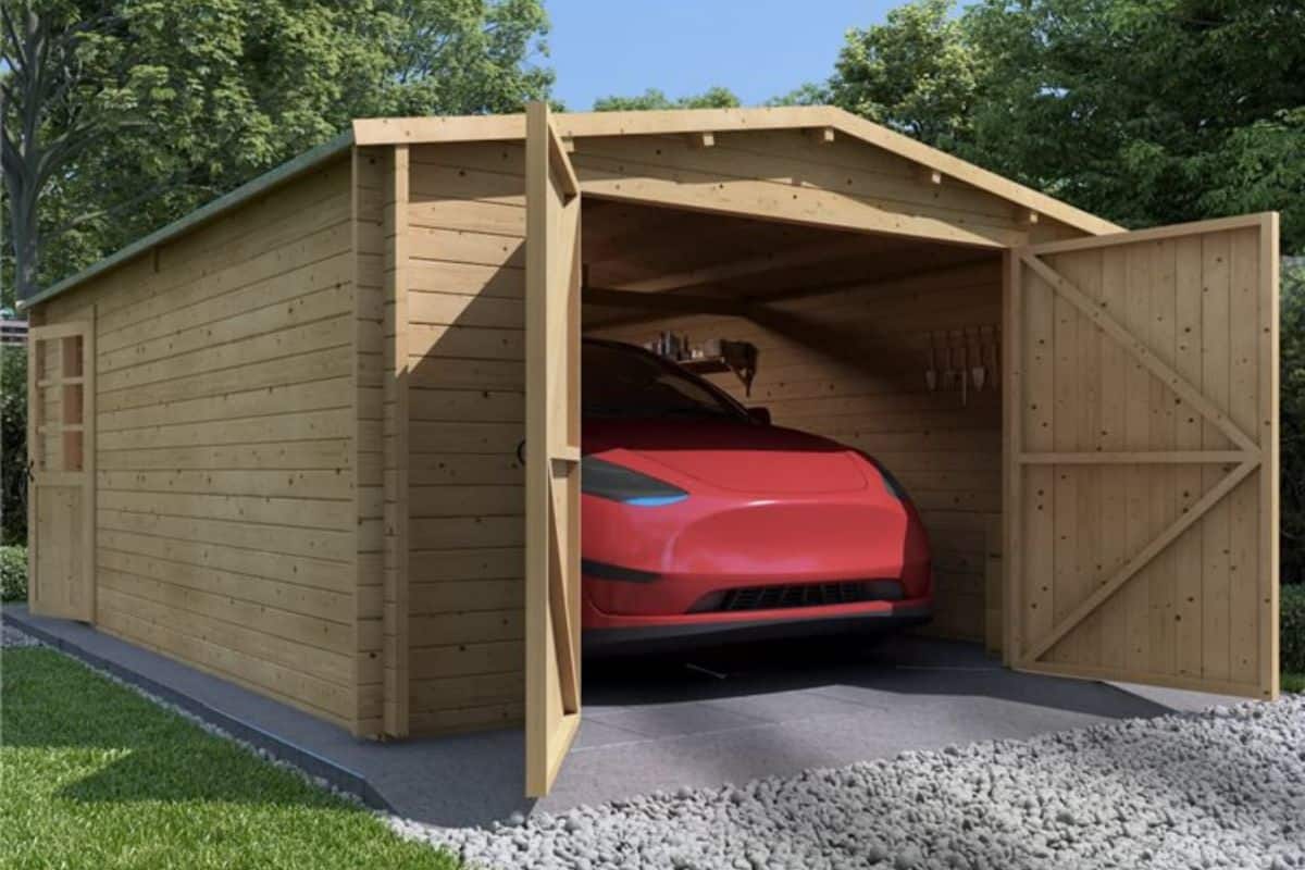 Aston Wooden Garage - The Perfect Vehicle Storage Solution