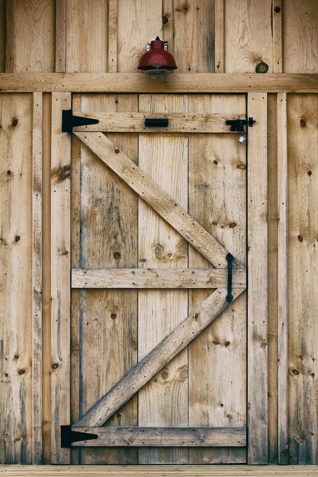 Timber Shed Door
